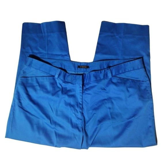 Stretch Capris Jones New York Signature Woman Blue 18W Excellent Condition - Picture 2 of 5